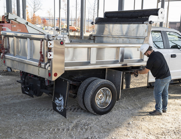 Buyers Products 14x16x24-in Black Steel Truck Box with Stainless Steel Door - 1703700