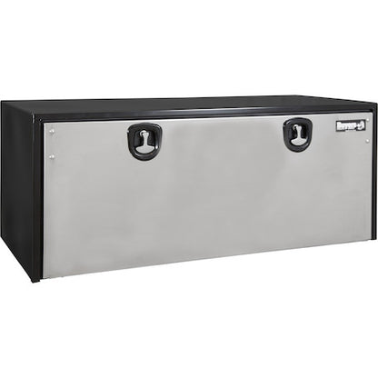 Buyers Products 18x18x48-in Black Steel Truck Box with Stainless Steel Door - 1702710