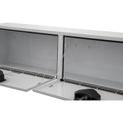 Buyers Products 88-in x 16-in x 13-in White Steel Topsider Truck Box - 1702850