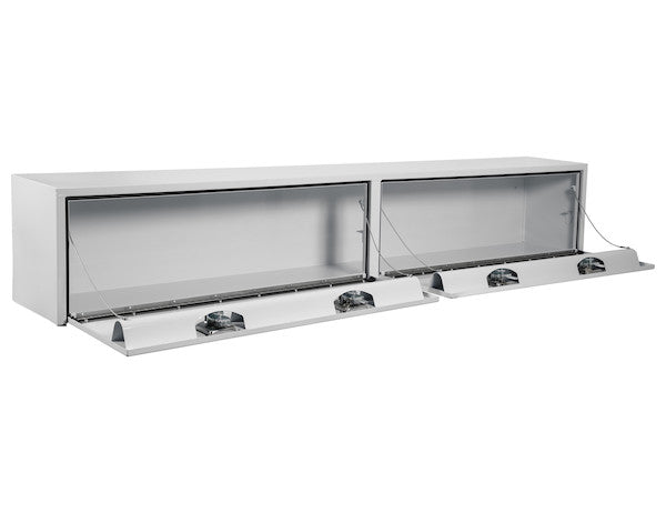 Buyers Products 96-in x 16-in x 13-in White Steel Topsider Truck Box - 1702860
