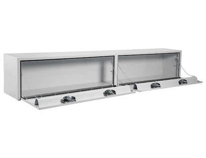 Buyers Products 96-in x 16-in x 13-in White Steel Topsider Truck Box - 1702860