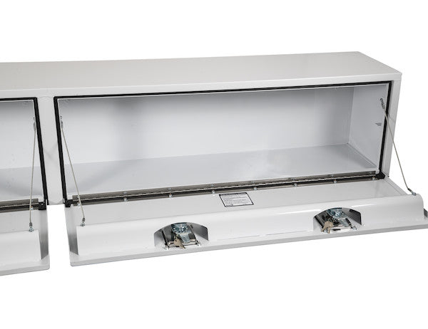 Buyers Products 96-in x 16-in x 13-in White Steel Topsider Truck Box - 1702860