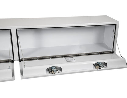 Buyers Products 96-in x 16-in x 13-in White Steel Topsider Truck Box - 1702860