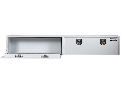 Buyers Products 96-in x 16-in x 13-in White Steel Topsider Truck Box - 1702860
