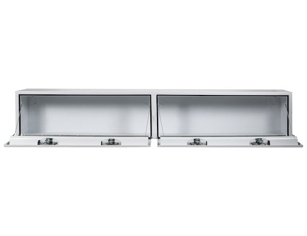 Buyers Products 96-in x 16-in x 13-in White Steel Topsider Truck Box - 1702860