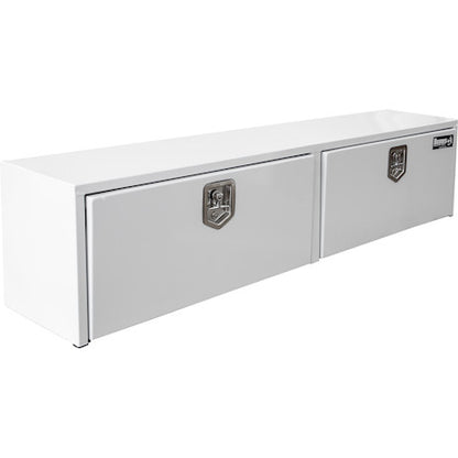 Buyers Products 18x16x72-in White Steel Topsider Truck Box - 1702880