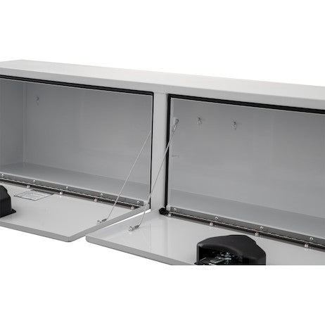 Buyers Products 88-in x 18-in x 16-in White Steel Topsider Truck Box - 1702890