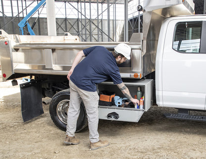 Buyers Products 36-in x 18-in x 18-in Primed Steel Underbody Truck Box - 1702905