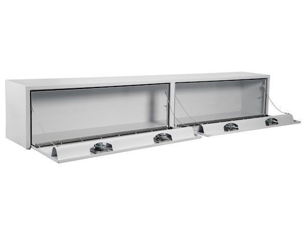 Buyers Products 18x16x96-in White Steel Topsider Truck Box - 1702920