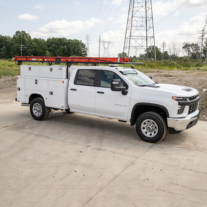 Buyers Products 18x16x96-in White Steel Topsider Truck Box - 1702920