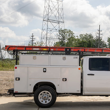 Buyers Products 18x16x96-in White Steel Topsider Truck Box - 1702920