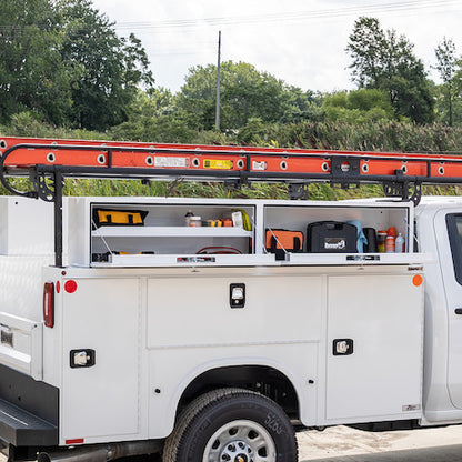Buyers Products 18x16x96-in White Steel Topsider Truck Box - 1702920