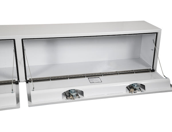 Buyers Products 18x16x96-in White Steel Topsider Truck Box - 1702920