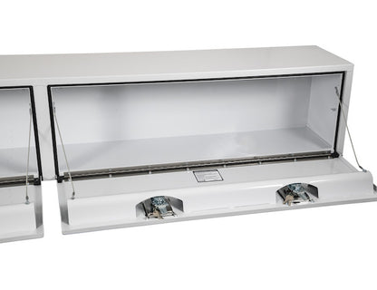 Buyers Products 18x16x96-in White Steel Topsider Truck Box - 1702920