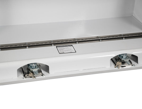 Buyers Products 18x16x96-in White Steel Topsider Truck Box - 1702920