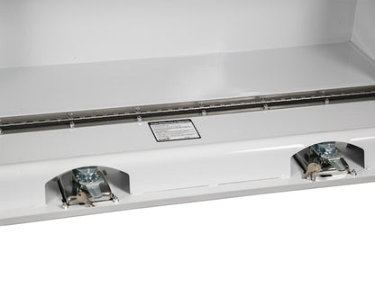 Buyers Products 18x16x96-in White Steel Topsider Truck Box - 1702920