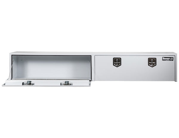 Buyers Products 18x16x96-in White Steel Topsider Truck Box - 1702920