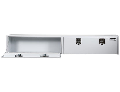 Buyers Products 18x16x96-in White Steel Topsider Truck Box - 1702920