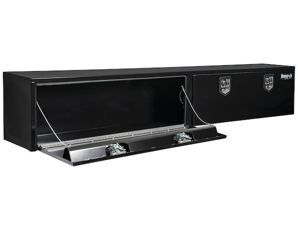 Buyers Products 96-in x 16-in x 13-in Black Steel Topsider Truck Box - 1702960
