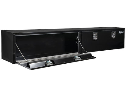 Buyers Products 96-in x 16-in x 13-in Black Steel Topsider Truck Box - 1702960