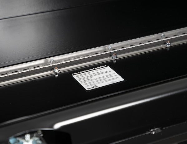 Buyers Products 96-in x 16-in x 13-in Black Steel Topsider Truck Box - 1702960