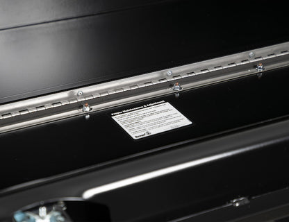 Buyers Products 96-in x 16-in x 13-in Black Steel Topsider Truck Box - 1702960