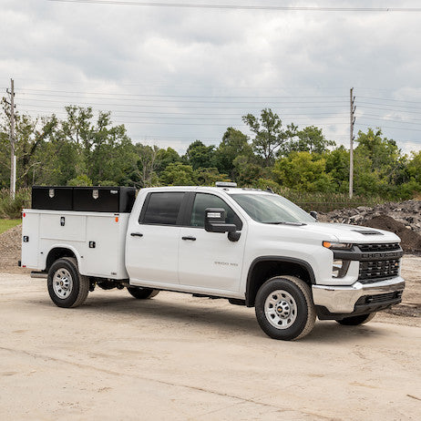 Buyers Products 18x16x88-in Black Steel Topsider Truck Box - 1702990
