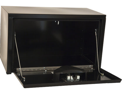 Buyers Products 24-in x 14-in x 12-in Black Steel Underbody Truck Box - 1703150