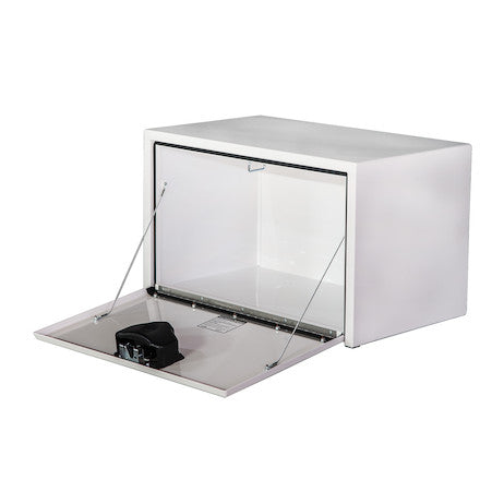 Buyers Products 30-in x 14-in x 16-in White Steel Underbody Truck Box - 1703203