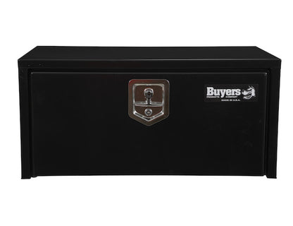 Buyers Products 14x16x30-in Black Steel Underbody Truck Box with Built-In Shelf - 1703304