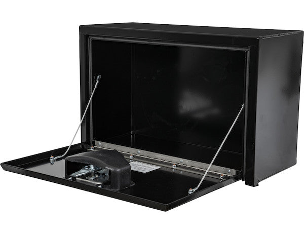 Buyers Products 15x10x24-in Black Steel Underbody Truck Box with T-HANDLE - 1703312