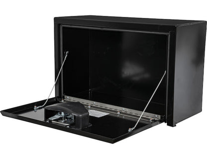 Buyers Products 15x10x24-in Black Steel Underbody Truck Box with T-HANDLE - 1703312
