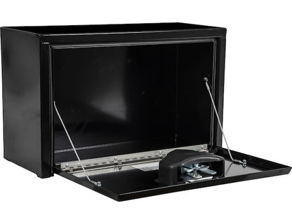 Buyers Products 15x10x24-in Black Steel Underbody Truck Box with T-HANDLE - 1703312