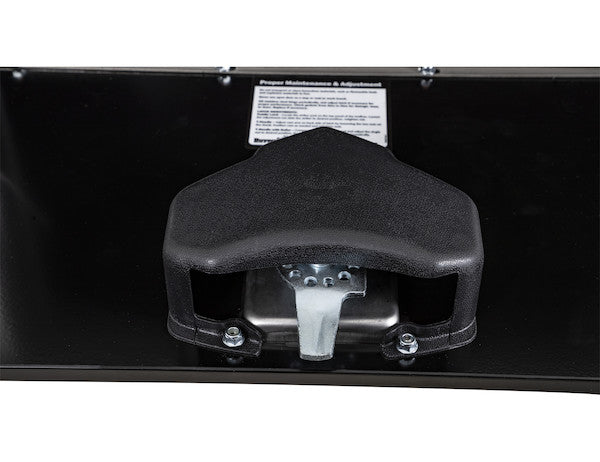 Buyers Products 15x10x24-in Black Steel Underbody Truck Box with T-HANDLE - 1703312