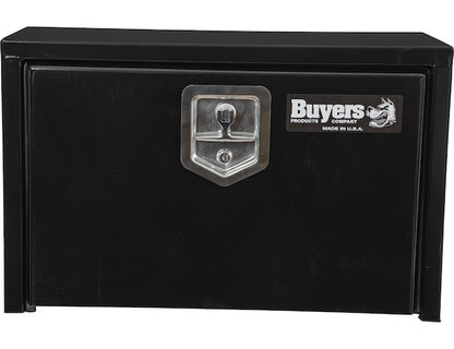 Buyers Products 15x10x24-in Black Steel Underbody Truck Box with T-HANDLE - 1703312