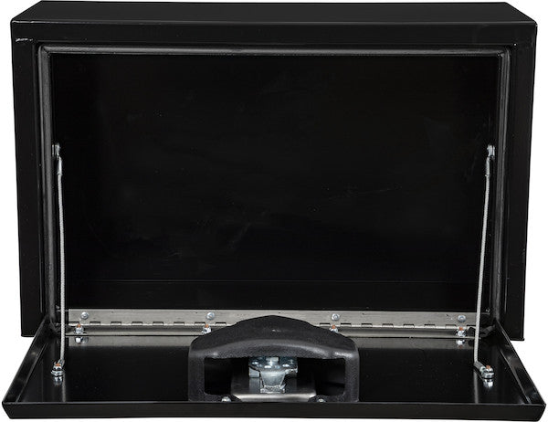 Buyers Products 15x10x24-in Black Steel Underbody Truck Box with T-HANDLE - 1703312