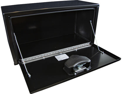 Buyers Products 30-in x 15-in x 13-in Black Steel Underbody Truck Box - 1703324