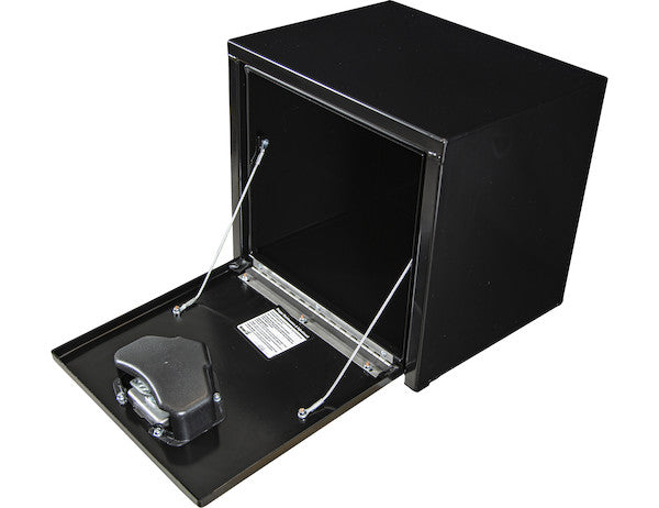 Buyers Products 18-in x 16-in x 14-in Black Steel Underbody Truck Box - 1703330
