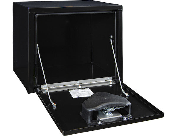 Buyers Products 18-in x 16-in x 14-in Black Steel Underbody Truck Box - 1703330