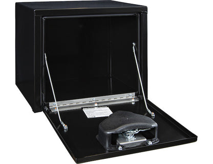 Buyers Products 18-in x 16-in x 14-in Black Steel Underbody Truck Box - 1703330