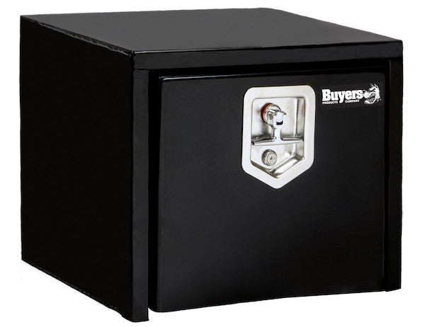 Buyers Products 18-in x 14-in x 12-in Black Steel Underbody Truck Box - 1703349