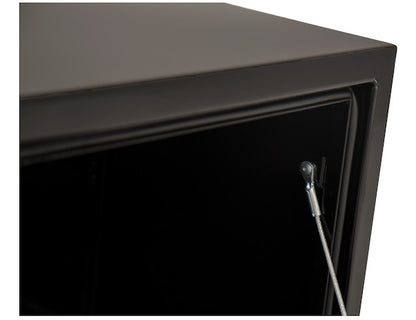 Buyers Products 18-in x 14-in x 12-in Black Steel Underbody Truck Box - 1703349