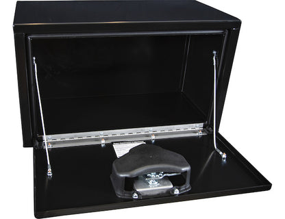 Buyers Products 14x12x24-in Black Steel Underbody Truck Box - 1703350