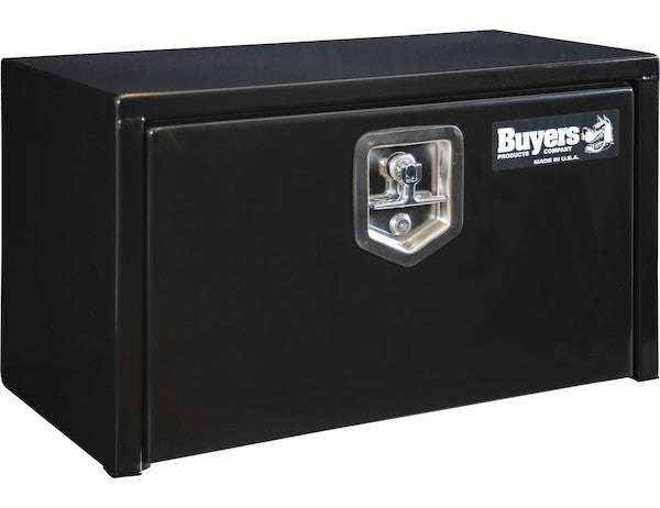 Buyers Products 14x12x24-in Black Steel Underbody Truck Box - 1703350