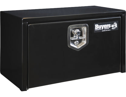 Buyers Products 14x12x24-in Black Steel Underbody Truck Box - 1703350