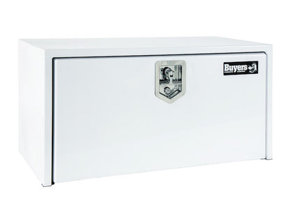 Buyers Products 24-in x 14-in x 16-in White Steel Underbody Truck Box - 1703400