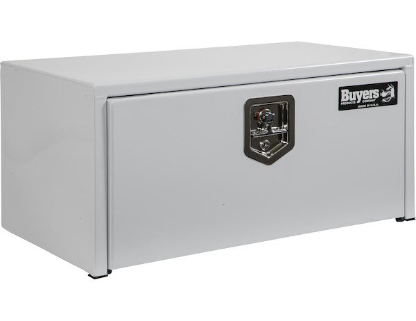 Buyers Products 30-in x 14-in x 16-in White Steel Underbody Truck Box - 1703404