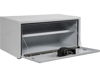Buyers Products 30-in x 14-in x 16-in White Steel Underbody Truck Box - 1703404