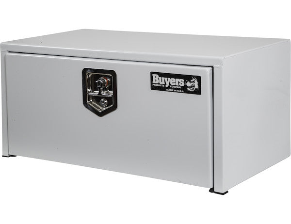 Buyers Products 30-in x 14-in x 16-in White Steel Underbody Truck Box - 1703404