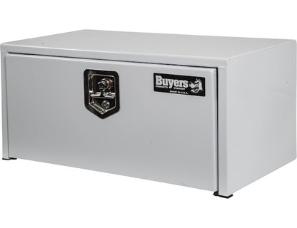 Buyers Products 30-in x 14-in x 16-in White Steel Underbody Truck Box - 1703404